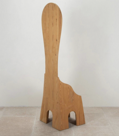 Fratina Chair by Mario Ceroli for Mobili Nella Valle for Poltronova Italy 1972