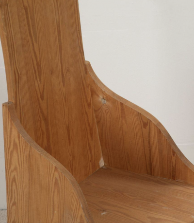 Fratina Chair by Mario Ceroli for Mobili Nella Valle for Poltronova Italy 1972