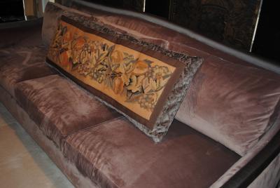 Freanch Aubusson Tapestry Bolster