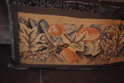 Freanch Aubusson Tapestry Bolster