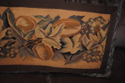 Freanch Aubusson Tapestry Bolster