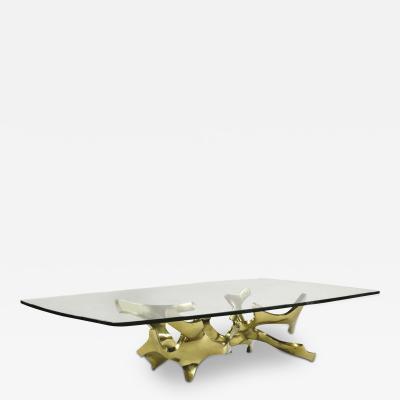 Fred Brouard Cast bronze sculptural coffee table