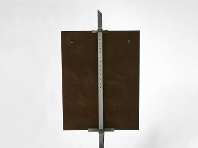 Fred Brouard Signed Fred Brouard steel bronze sculpture chevalet wall lamp 1976
