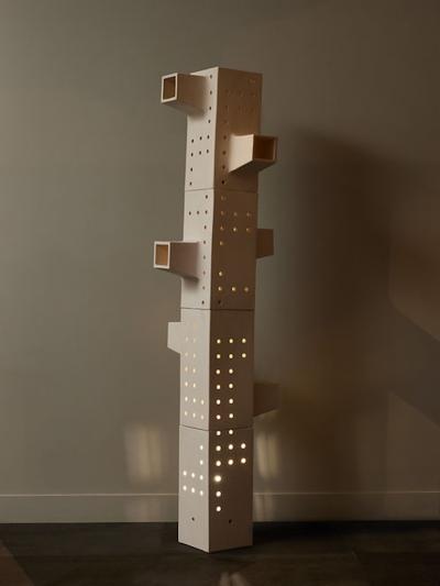 Frederic Bourdiec Modular Floor Lamp by Frederic Bourdiec