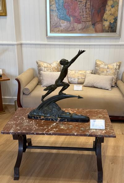 Frederic C Focht Art Deco bronze sculpture by Frederic C Focht