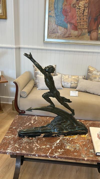 Frederic C Focht Art Deco bronze sculpture by Frederic C Focht