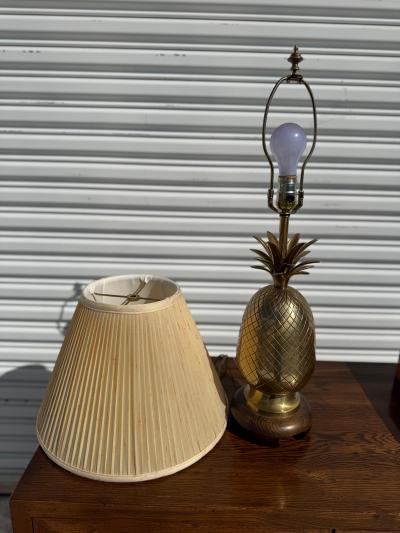 Frederick Cooper Lamp Co Frederick Cooper Brass Pineapple Table Lamp