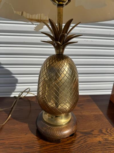 Frederick Cooper Lamp Co Frederick Cooper Brass Pineapple Table Lamp