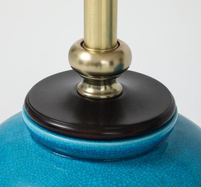 Frederick Cooper Lamp Co Frederick Cooper Turquoise Porcelain Lamps