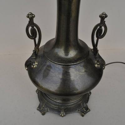Frederick Cooper Lamp Co Vintage Pair of Aged Brass Lamps by Frederick Cooper