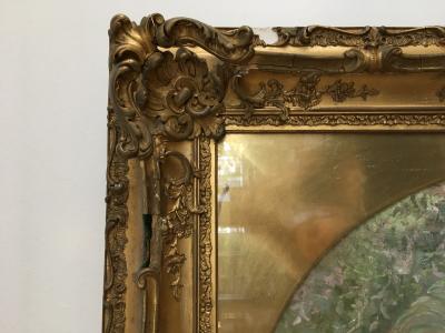 Frederick S Church Frederick S Church The Captive Oil Painting Gilt Wood Frame ANTIQUE