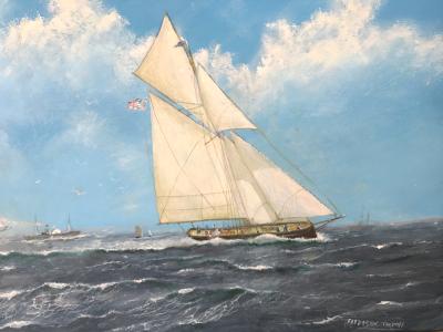 Frederick Tordoff American Cup Race 1885 