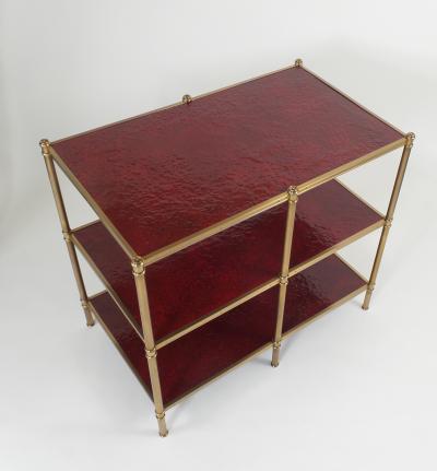 Frederick Victoria Cole Porter Low Etagere Molten Gypsum Finish