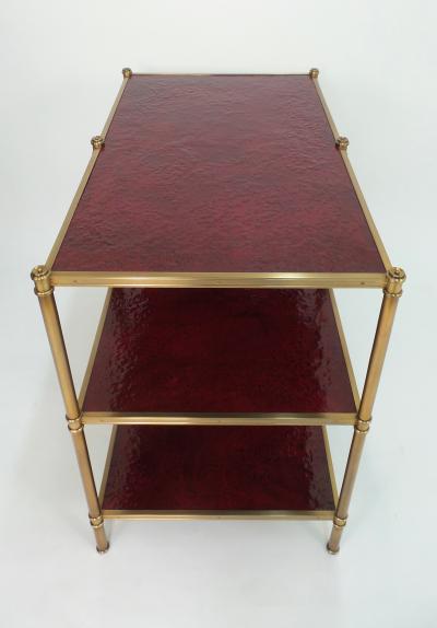 Frederick Victoria Cole Porter Low Etagere Molten Gypsum Finish