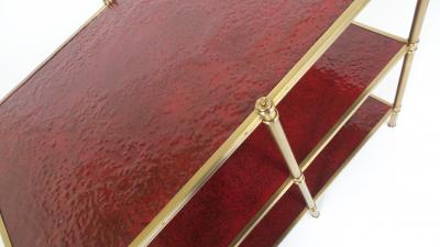 Frederick Victoria Cole Porter Low Etagere Molten Gypsum Finish