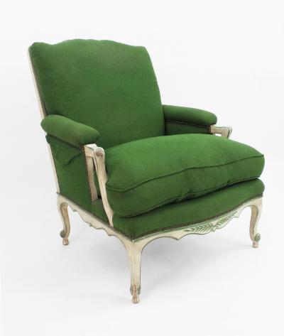 Frederick Victoria Louis XV style Ladder Back Bergere Armchair