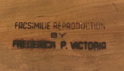 Frederick Victoria Louis XVI Style Mahogany Table By Frederick P Victoria