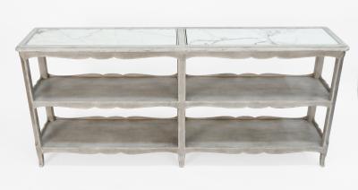 Frederick Victoria Mellon Model Louis XV Two Tier Table