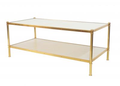 Frederick Victoria Rose Gold Cole Porter Coffee Table