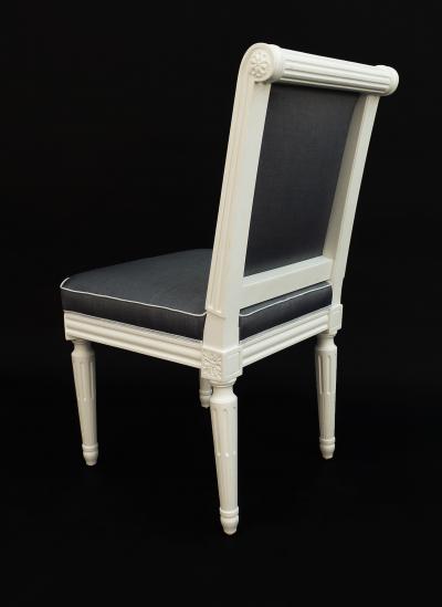 Frederick Victoria The Cole Porter Model Louis XVI Style Side Chair