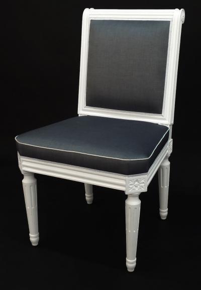 Frederick Victoria The Cole Porter Model Louis XVI Style Side Chair