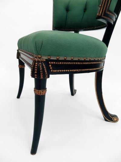 Frederick Victoria Windsor Model Regency Style Tufted Cove Back Armchair