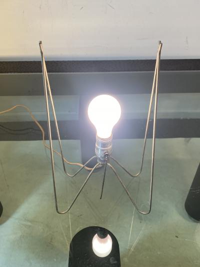 Frederick Weinberg MODERNIST MID CENTURY HAIRPIN LAMPS BY FREDERICK WEINBERG