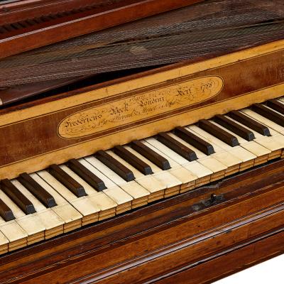Fredericus Beck Antique George III period clavichord by Beck