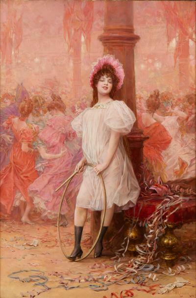 Frederik Hendrik Kaemmerer The Hoop Girl by Frederik Hendrik Kaemmerer