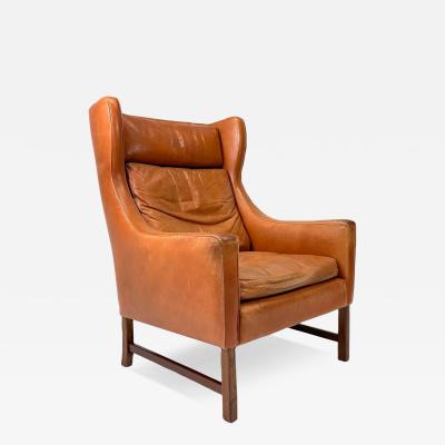 Fredrik Kayser 1960s Fredrik Kayser Leather Lounge Chair