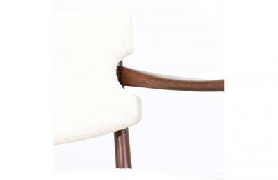Fredrik Kayser Fredrik Kayser Adolf Relling Kaminstolen African Teak Wool Lounge Chairs