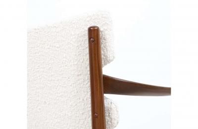 Fredrik Kayser Fredrik Kayser Adolf Relling Kaminstolen African Teak Wool Lounge Chairs