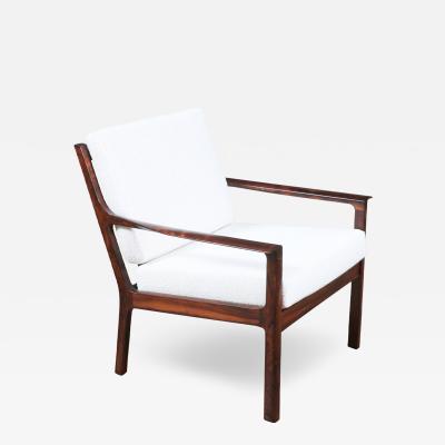 Fredrik Kayser Fredrik Kayser Model 395 Rosewood Lounge Chair for Vatne M bler