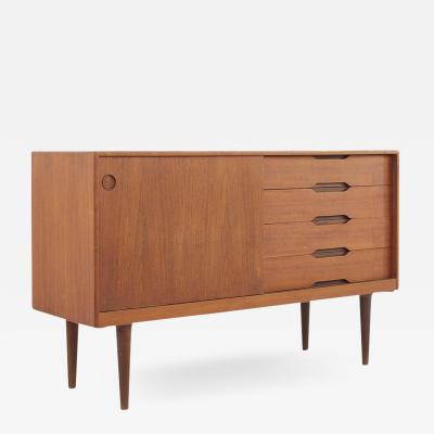 Fredrik Kayser Fredrik Kayser for Gustav Bahus Mid Century Petite Danish Teak Credenza