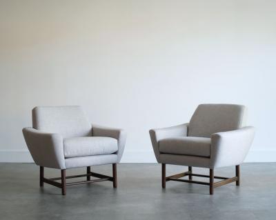 Fredrik Kayser Set of 1960s Fredrik Kayser Modern Modern Lounge Chairs Model 880