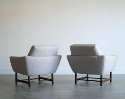 Fredrik Kayser Set of 1960s Fredrik Kayser Modern Modern Lounge Chairs Model 880