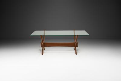 Fredrik Schriever Abeln Condor Coffee Table by Fredrik Schriever Abeln for rebro Glas Sweden 1960s