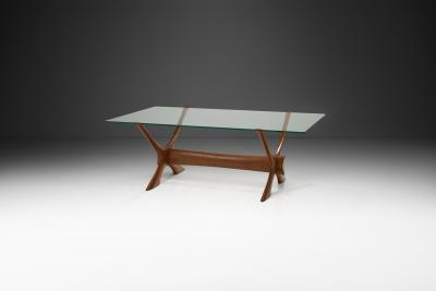 Fredrik Schriever Abeln Condor Coffee Table by Fredrik Schriever Abeln for rebro Glas Sweden 1960s