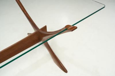 Fredrik Schriever Abeln Condor Coffee Table by Fredrik Schriever Abeln for rebro Glas Sweden 1960s