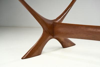Fredrik Schriever Abeln Condor Coffee Table by Fredrik Schriever Abeln for rebro Glas Sweden 1960s