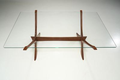 Fredrik Schriever Abeln Condor Coffee Table by Fredrik Schriever Abeln for rebro Glas Sweden 1960s