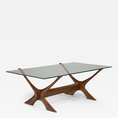 Fredrik Schriever Abeln Condor Coffee Table by Fredrik Schriever Abeln for rebro Glas Sweden 1960s