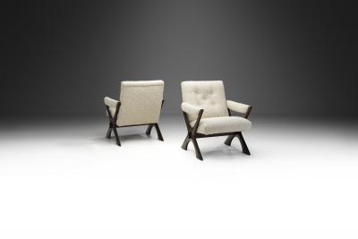 Fredrik Schriever Abeln Rare Fredrik Schriever Abeln Pair of Condor Armchairs Sweden 1960s