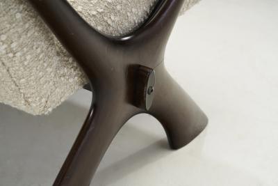 Fredrik Schriever Abeln Rare Fredrik Schriever Abeln Pair of Condor Armchairs Sweden 1960s