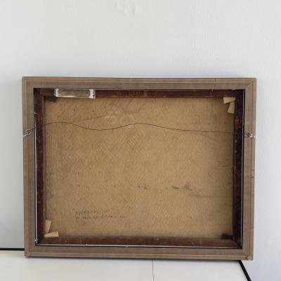 Free Flow Constructivist painting by Noah Grossman 1945