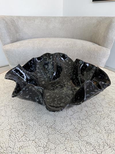 Free form organic shaped Ceramic bowl Made By Aram C 