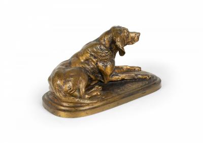 Fremiet Bronze Reclining Dog