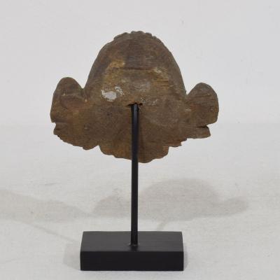 French 16th 17th Century Weathered Oak Renaissance Angel Fragment