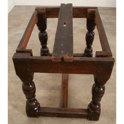 French 17th Century Solid Oak Extending Dining Table