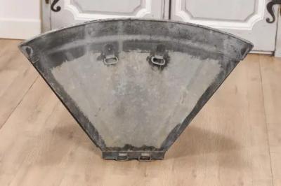 French 1890s Ch teau Villaret Grape Picking Hod with Fleur de Lys Motifs